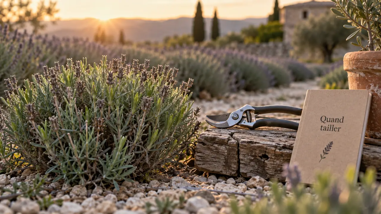 Quand tailler la lavande : taille après floraison, sans vieux bois.